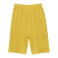 thumbnail image 4 of Birdeem Girls Casual Spring and Summer Solid Elastic Waist Kids Shorts, 4 of 12