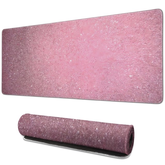 Pink Desk Accessories to Inspire: Mouse Pad with Encouraging Quote - Large 31.5x11.8 inch Desk Mat, Keyboard Pad, Laptop Mat and Protector, Essential Computer Accessories