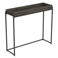 thumbnail image 1 of Safdie & Co. Console Table 35L Dark Grey Sunken Tray, 1 of 4