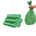 thumbnail image 1 of SUTENGDA Sacs à Compost Faciles à Déchirer Sacs à Ordures Résistants aux Fuites 100 Pcs Vert, 1 of 4