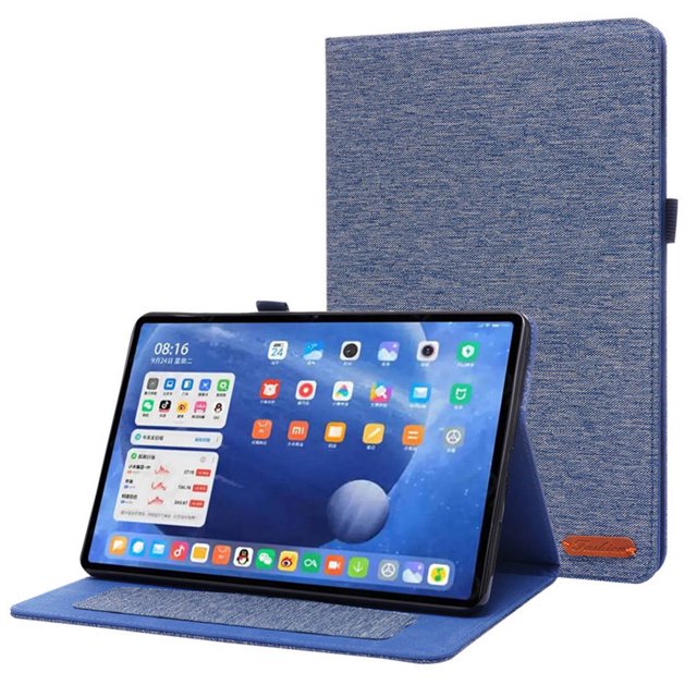 Pour Mi Pad 5 Étui 11 Pouces Motif Cowboy à Rabat Support Housse pour Funda Xiaomi Pad 5 Étui pour Mi Pad 5 Pro Housse de Tablette 2021 Étui Bleu Mi Pad 5
