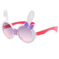 thumbnail image 2 of TheFound Kids Kids Unisex Anti-UV Sunglasses Cute Rabbit Ear Shape Eyeglasses, 2 of 5