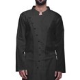 thumbnail image 3 of Atasi Solid Long SleeveKurtaFor Men Mandarin Collar Ethnic LongKurtaFor Boys, 3 of 5