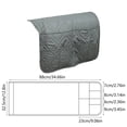thumbnail image 3 of Rvkxad Hanging Storage Organizer Bag, Multi-pocket Bedside Sofa Caddy, Portable Fabric Storage Pouch, 3 of 6