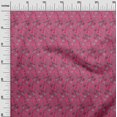 thumbnail image 2 of oneOone Cotton Cambric Fabric Leaves & Floral Block Print Sewing Fabric BTY 56 Inch Wide, 2 of 4