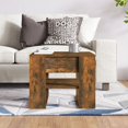 thumbnail image 3 of vidaXL Coffee Table Smoked Oak 55.5x55x45 cm Engineered Wood, 3 of 5