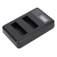 thumbnail image 3 of Battery Charger Camera   Battery Charger Dual  Battery Charger SEIVI  AHDBT-401 Actions Camera Dual Slot Battery Charger With LCD Charging Display For  4, 3 of 8