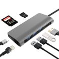 thumbnail image 4 of axGear Adaptateur Type C vers HDMI USB-C 3.1 Dongle Hub PD USB 3.0 Hub RJ45 Lan Ethernet, 4 of 8