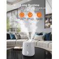 thumbnail image 2 of TaoTronics (6L)Humidifiers, Top Fill, Remote Control, Sleep Mode, Customized Humidity, LED Display, 2 of 5