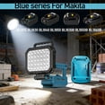 thumbnail image 3 of 8" Power Tool Parts For De*walt 20V Battery LED Work Lights Outdoor Lamp Hand Lantern Spotlight USB Charger, 3 of 10