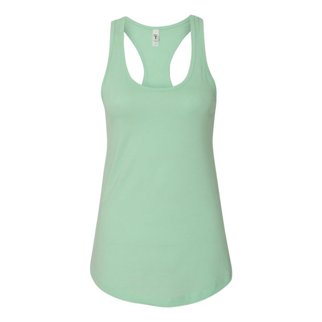 Next Level Womens Ideal Racerback Tank, L, Mint