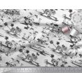 thumbnail image 3 of Soimoi Poly Georgette Fabric Chair,Palm Tree & Yacht Beach Print Sewing Fabric Yard 42 Inch Wide, 3 of 3