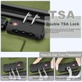 thumbnail image 3 of Sunbee 3 Piece Luggage Sets Hardshell Lightweight Suitcase with TSA Lock Spinner Wheels, Olive Green, 3 of 8