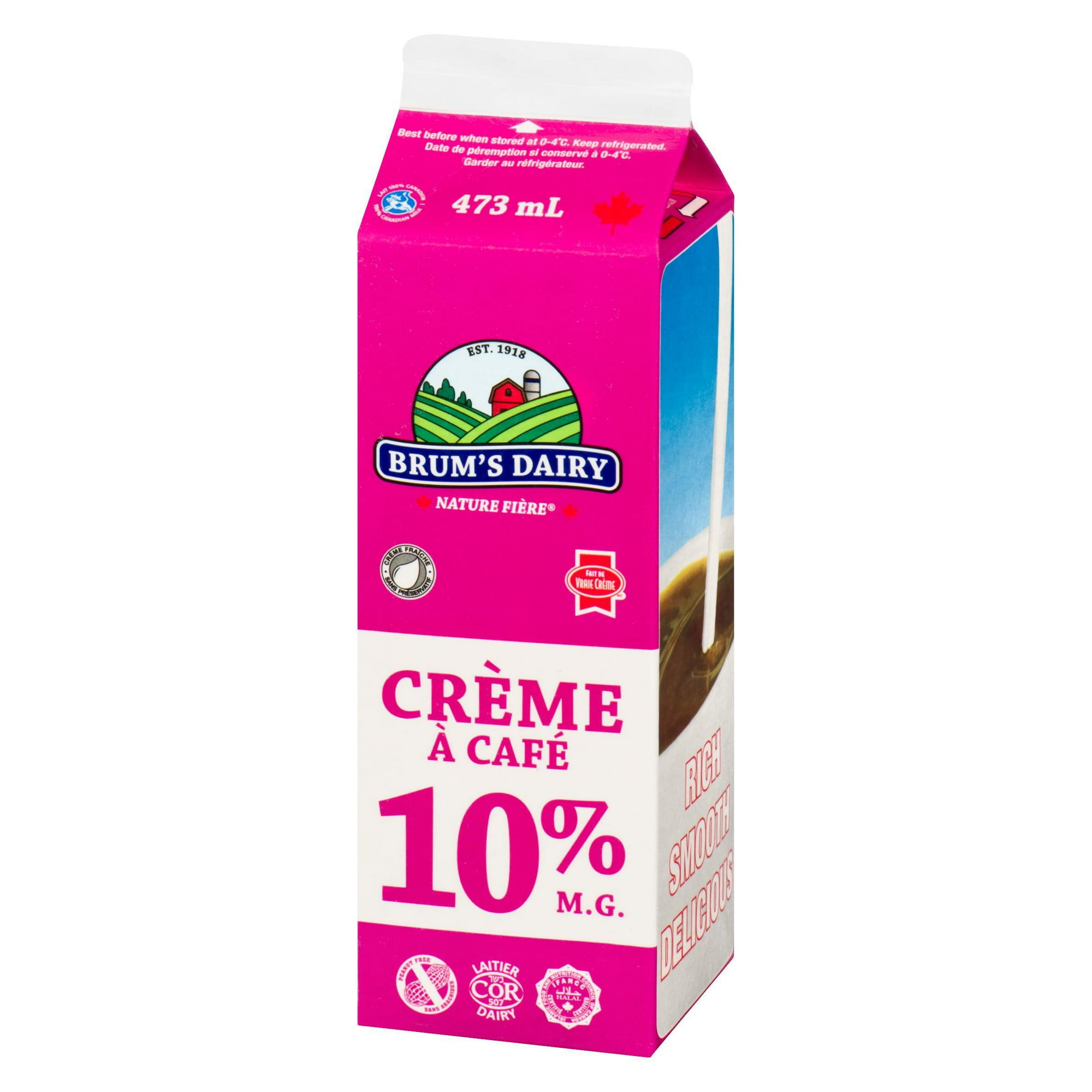 Brum's Crème à Café 10 % M.g