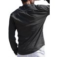 thumbnail image 2 of FOCUSNORM Men's Long Sleeve T-Shirt Loose Fit Tops Solid Color Blouse, 2 of 9
