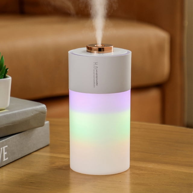UsRHHA Essential Oil Diffuser 300ml Aromatherapy Humidifier, Adjustable Mist Mode with 7 Color LED Lights, Quiet Ultrasonic Diffuser for Bedroom Home