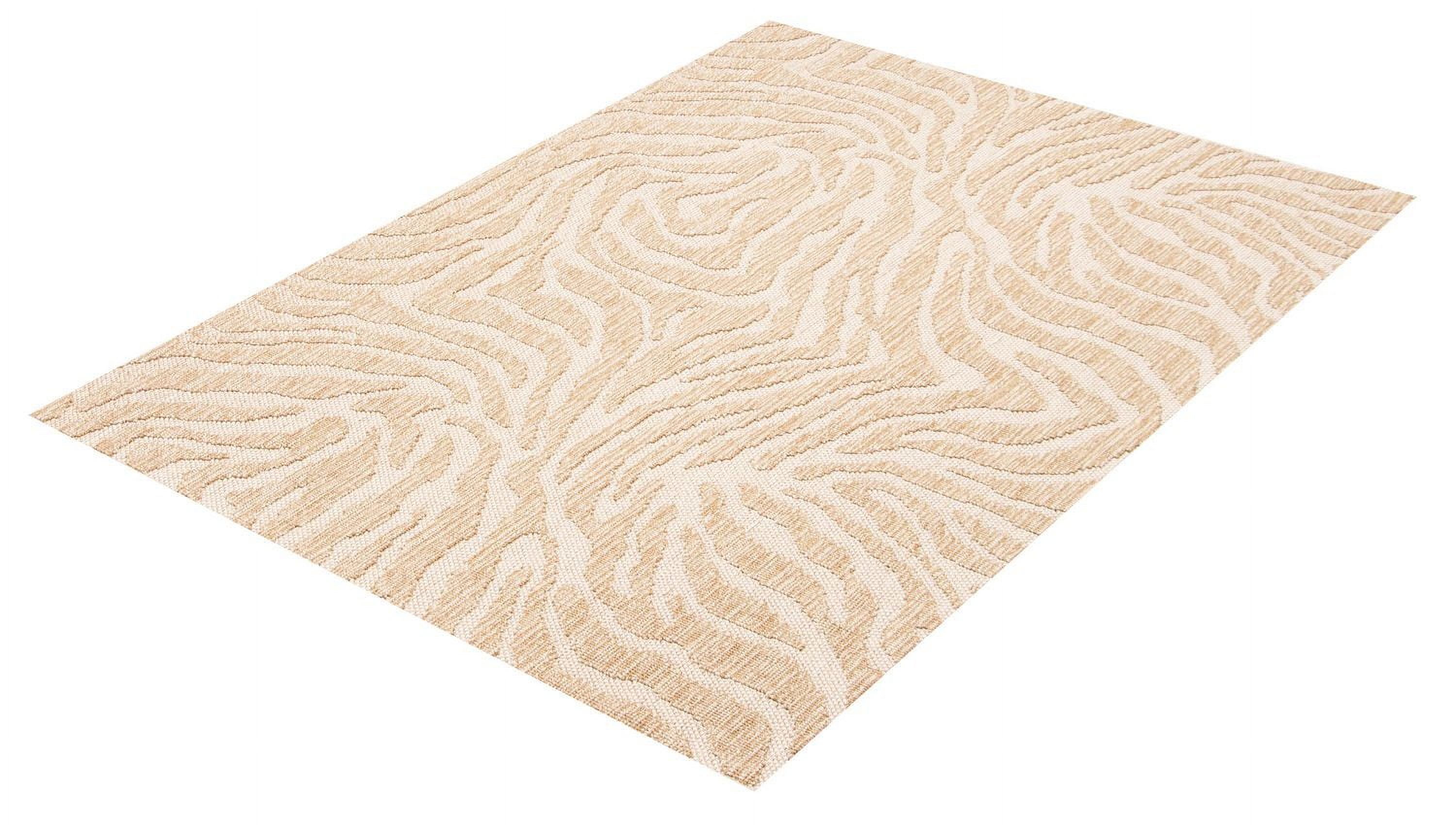 ECARPET Jute Style Area Rug for Bedroom, Living Room