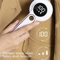 thumbnail image 4 of Dvkptbk Fabric Shaver and Lint Remover Rechargeable Model Sweater Defuzzer with 3 -Speeds LED Display Screen Clothes Fuzz Lint Removers Home Appliances, 4 of 9