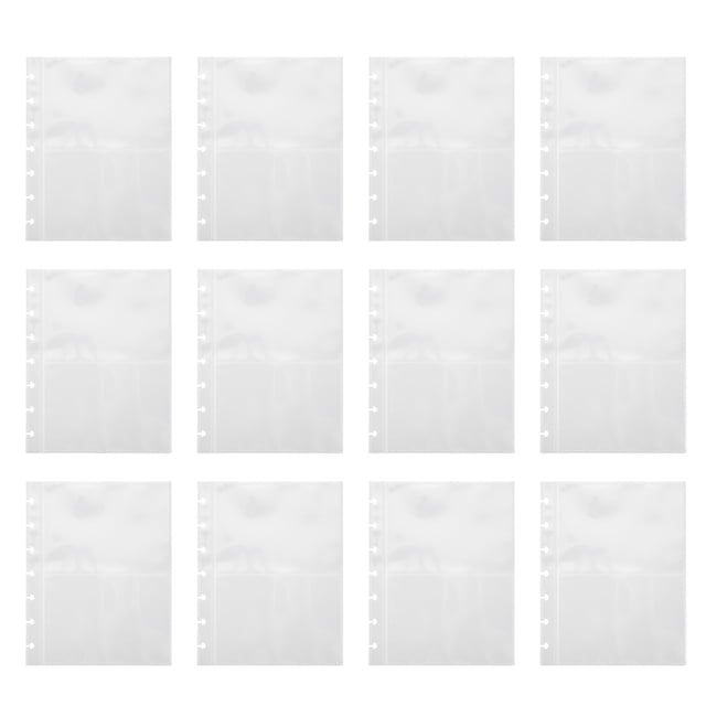25 Pcs Pochettes Photo Pratiques Housses de Photo Pochettes d'Album Photo (Transparent)