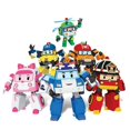 thumbnail image 2 of Robocar Poli Robot de Transformation Poli Amber Roy Jouets de Voiture Figurines d'Action Jouets 2 Paquets, 2 of 12