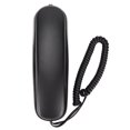 thumbnail image 3 of Wall Mountable Telephone,  Function FSK DTMF Dual System Landline Telephone Battery Free Space Saving  For School For Office Black, 3 of 8