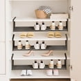 thumbnail image 4 of Organisateur d'Étagère à Chaussures Ajustable pour Entrée et Garde-Robe – Armoire de Rangement Mince et Extensible avec Construction en Acier Durable, Conception Autoportante Gain de Place pour l'Organisation à la Maison, 4 of 4