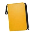 thumbnail image 1 of HILABEE 9 Pocket Binder Binder Photocard Zipper Portable Waterproof Trading Card Yellow A, 1 of 9
