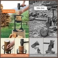 thumbnail image 5 of Wood Splitter Manual Firewood Log Splitter Heavy Duty for Family Camping, 5 of 5