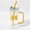 Yellow_New#155, variant on 400ml Water Cup with Handle, Lid, Straw and Detachable Butterfly Decoration for Home and Office