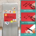 thumbnail image 3 of Uxcell Magnetic Dry Erase Board Sheet for Fridge - Kitchen Organizer and Planner Red, 3 of 7