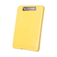 thumbnail image 2 of Plastic Storage Clipboard with Folder Case, 13.4x9.4 Inch Heavy Duty Low Profile Clip, Waterproof Writable Nursing Clipboard, Dual Compartment for Pen & Document Organization, Yellow |, 2 of 7