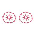 thumbnail image 3 of Ruiboury 100pack/lot Stand Out Unique Tassel DIY Tassel Accessory For Keychain Gifts Rose Red-Silver 2Set, 3 of 6