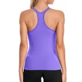 thumbnail image 4 of Charmo Women's Ribbed Camisole Workout Tank Tops with Built in Bra Basic Undershirt, 4 of 7