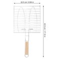thumbnail image 2 of Miangastore 1 Pce Pince pour Barbecue Panier de Gril pour Barbecue Panier de Grillade Multifonction pour Poisson, 2 of 8