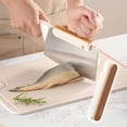 thumbnail image 3 of TopLLC Kitchen Gadgets 2-in-1 Kitchen Cutting Aid Sharpening Tools For Cutting Vegetables Hand Guards Kitchen Knives Cutting Effortless And Non Damaging Knife Back Pad sharpener sharpener, 3 of 4
