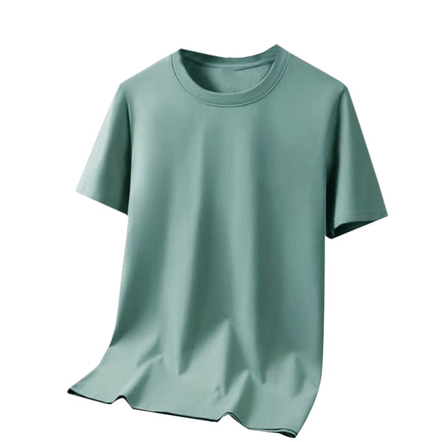 Chandails à Col Rond Coupe Classique pour Hommes, Coupe Décontractée, T-Shirts d'Entraînement d'Été, Hauts de Sport Décontractés d'Été