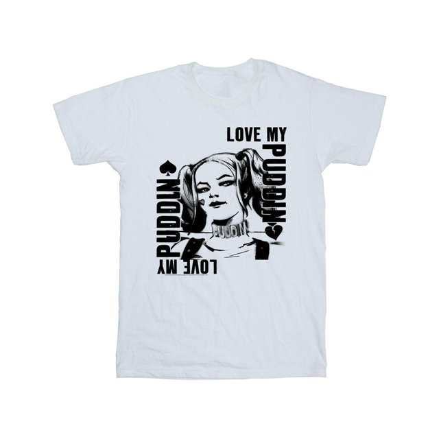 DC Comics T-Shirt Homme Suicide Squad Harley Love Puddin