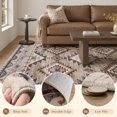 thumbnail image 4 of Boho Area Rug x Carpet Rugs for Living Room Bedroom Moroccan-Machine Washable Rugs for Bedroom Dining Room Living Room Rug Neutral Taupe, 4 of 8