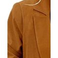 thumbnail image 3 of Bellella Veste à Manches Longues pour Femmes Blazer Décontracté Cardigan Marron Foncé L, 3 of 4