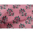 thumbnail image 4 of oneOone Tissu Popeline de Coton Feuilles & Floral Imprimé au Mètre 56 Pouces de Large, 4 of 4
