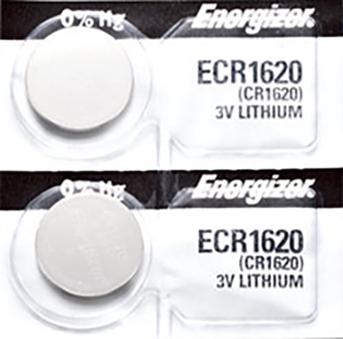 2 x Energizer CR1620 Batteries, Lithium Battery 1620
