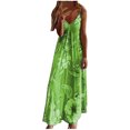 thumbnail image 2 of zanvin Robes d'Invitée de Mariage pour Femmes, Robe Longue d'Été Décontractée pour Femmes à Imprimé Floral, Amincissante, à Bretelles, pour Fête, 2 of 5