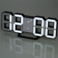 thumbnail image 1 of Amdohai Horloge Murale Numérique à DEL Multifonctionnelle Grande 12 H/24 H Affichage de l'Heure avec Alarme et Fonction Répétition Luminosité Réglable, 1 of 8