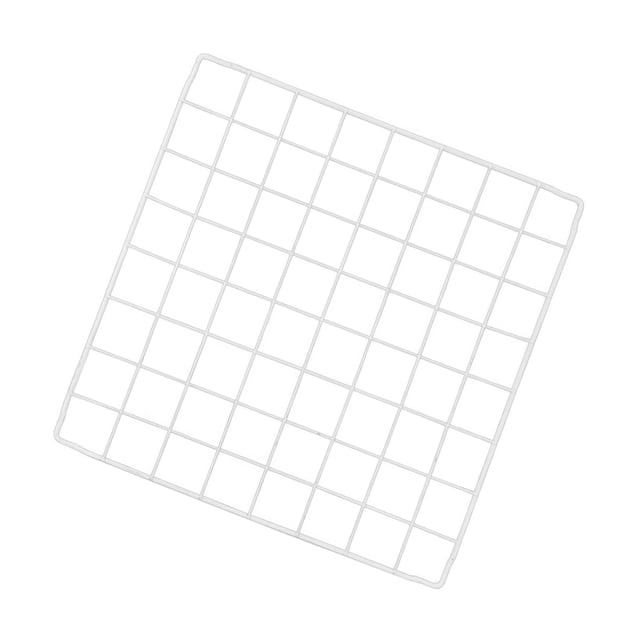 Transemion Portable Pet Playpen Panel Cage Fence Metal Guinea pig Wire plain white Grid 1Set