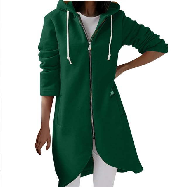 Timegard Quarter Zip Pullover Women Cropped Drawstring Sweatshirts Fall Winter Comfy Tops Solid Color
