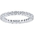 thumbnail image 1 of 1cttw Diamond Eternity Wedding Ring 14k White Gold, 1 of 4