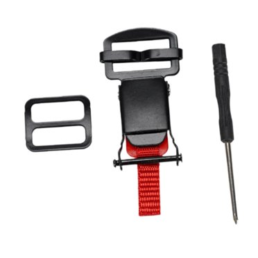 funtasica Boucle de Casque Professionnelle Multifonction pour Hommes Adaptateur de Sangle de Menton de Casque Noir