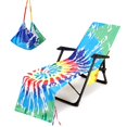 thumbnail image 1 of Agiferg Beach Chair Cover Printed Beach Towel Polyester Cotton Lounge Chair Towel, 1 of 2