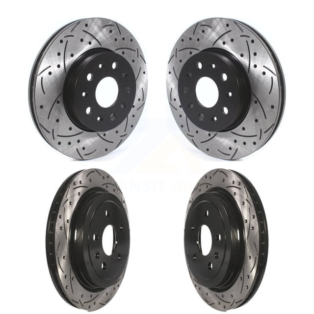 DS-One Kit de Rotors de Frein à Disque à Fente Forée pour Voiture Cadillac CTS KD-100368