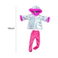 thumbnail image 2 of Staron 18 Inch Doll Clothes Accessories, 2PCS Baby Coat Doll Clothes and Pant Set for 18 Inch Doll, 2 of 5